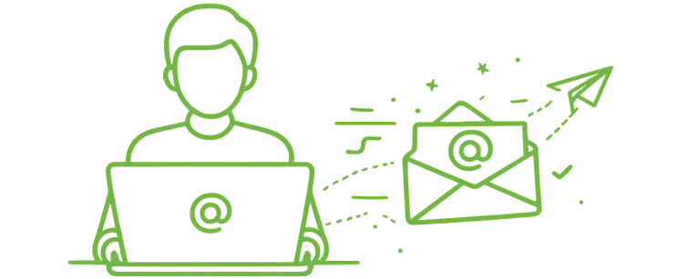 Symbolische Darstellung von Kommunikation und Planung als Grafik, eingesetzt von Werbetechnik Kleiner GmbH.